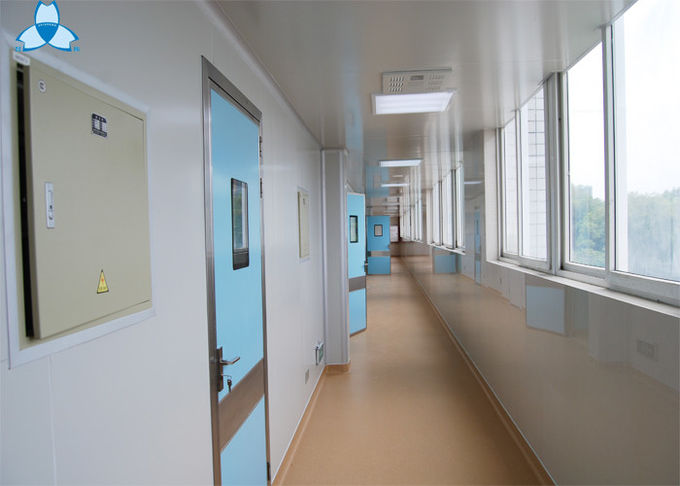 手動振動病院のエア フィルター、観覧窓が付いている単一の葉の病室のドア 2
