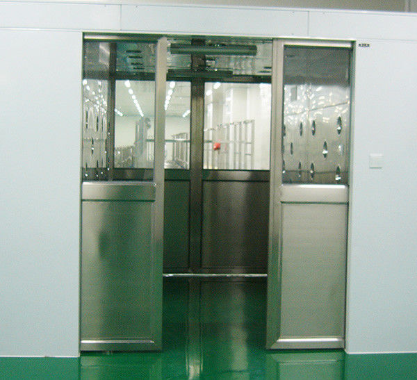 二重葉スライディング・ドアが付いている隠された自動貨物トンネルのタイプ空気シャワーのクリーン ルーム 0