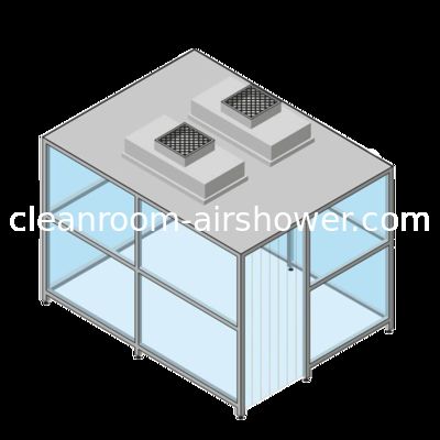 購入 調整可能な厚さ40-70mmモジュール式クリーンルーム 220V電源付属 オンライン製造