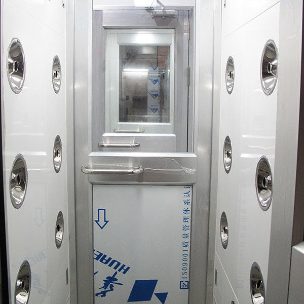 W730mmのアルミニウム振動ドア、1230mmの幅が付いている自動吹くクリーンルームの空気シャワー 1