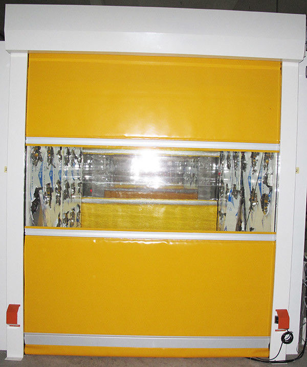フォークリフト、粉のためののための最高速度シャッター ドアが付いているW1800mmの貨物空気シャワーのトンネルは鋼鉄材料に塗った 1