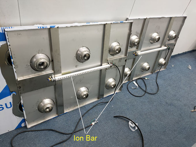 クリーンルームの鋼鉄空気シャワーのパス ボックスおよび自動ローラー コンベヤー 6