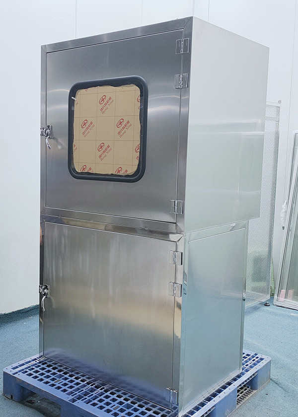機械連結が付いているクリーンルームのためのSS304空気シャワーのパス ボックス 0